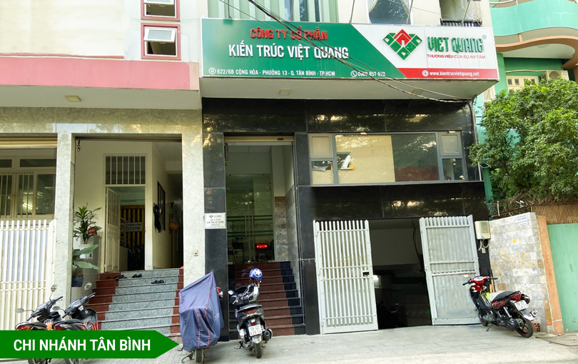 Chi nhánh quận Tân Bình của công ty Việt Quang Group tại địa chỉ: 622/6B Cộng Hòa, Phường 13, Quận Tân Bình