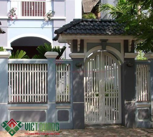 Ý tưởng thiết kế cổng nhà và hàng rào cho nhà phố