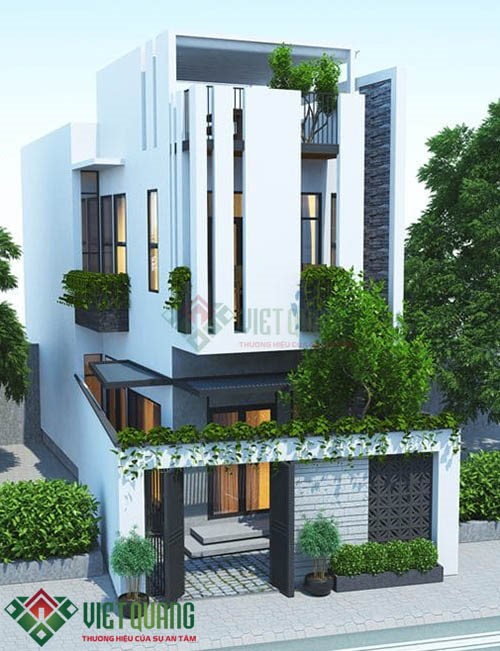Những mẫu thiết kế nhà phố phong cách Châu âu hiện đại - Việt Quang