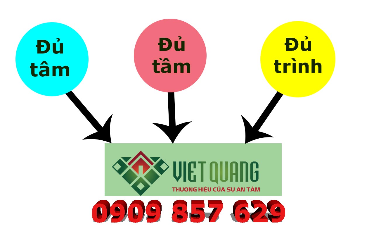 Việt Quang Group là Công ty có năng lực chuyên môn cao, có Tâm - Có Tầm - Có Trình Độ sẽ hỗ trợ Khách Hàng khi sửa nhà