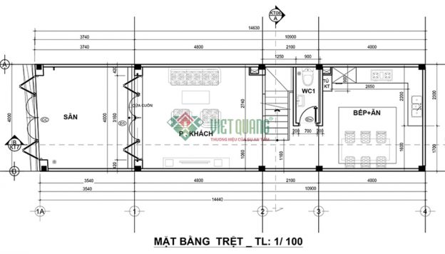 Khởi Công Xây Nhà Phố 4 Tầng Anh Bình Quận 7 - Việt Quang Group