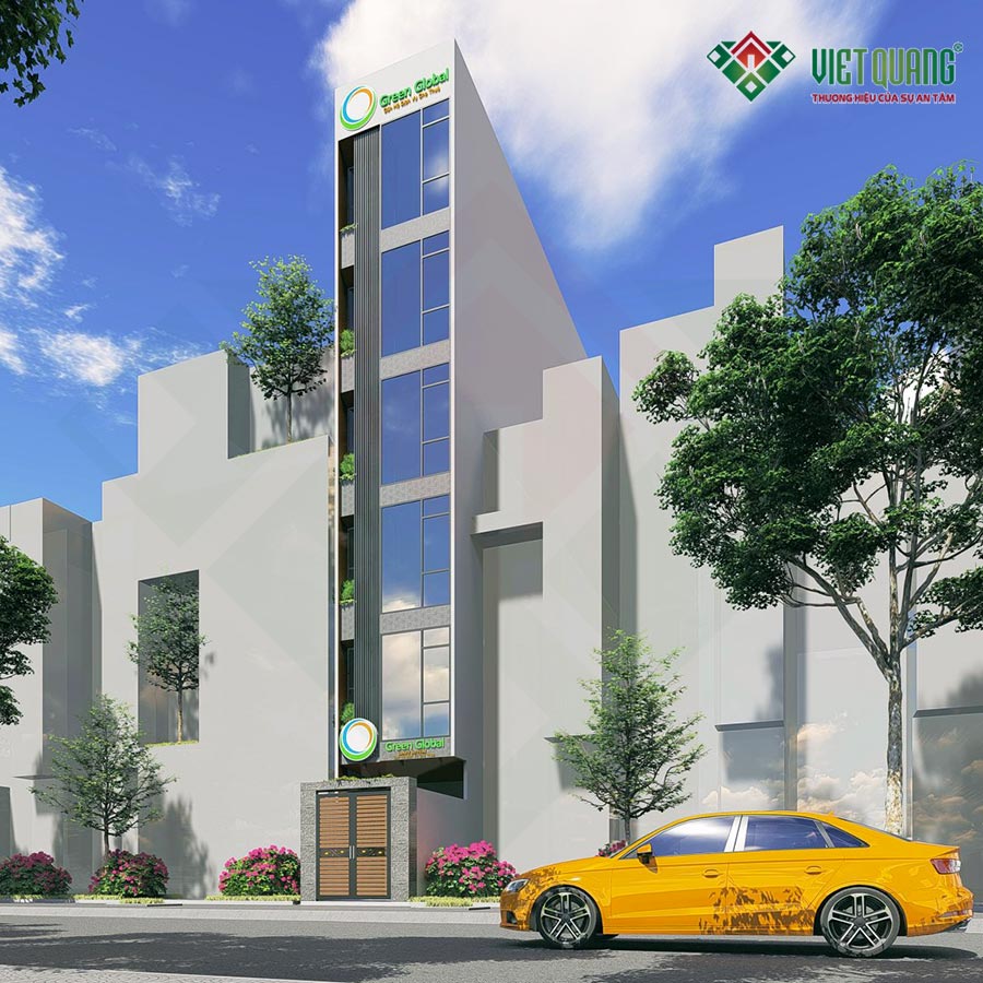 Mẫu thiết kế nhà phố 6 tầng đẹp – 02 có căn hộ cho thuê tại Phú Nhuận
