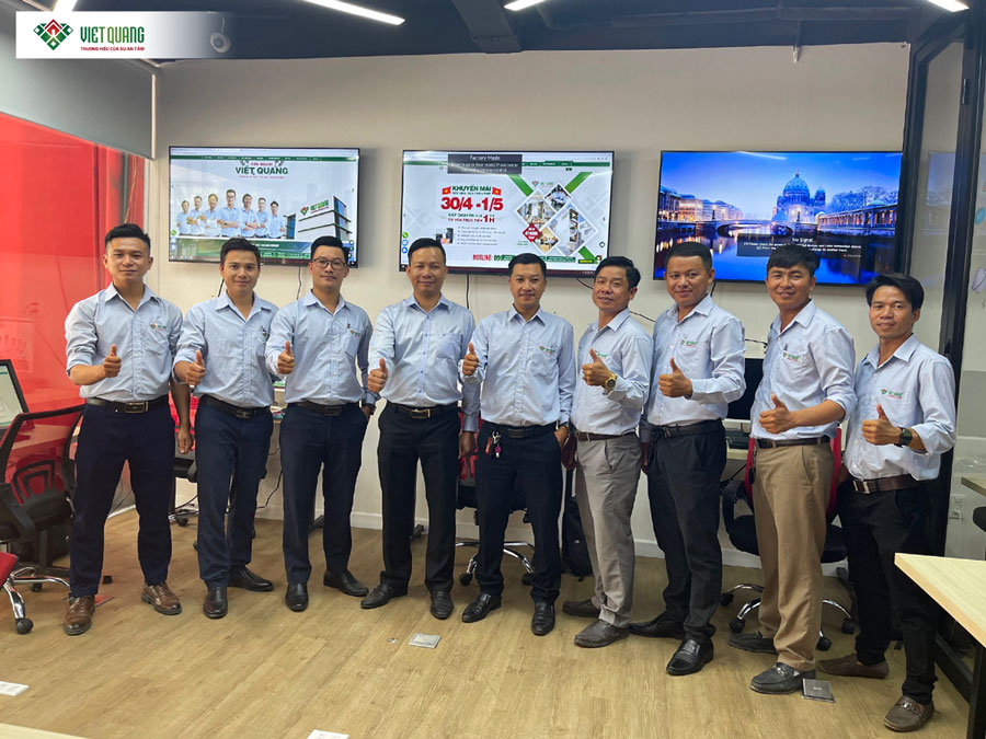Đội ngũ xây dựng Việt Quang Group