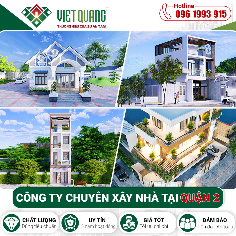 Đơn Giá Thiết Kế Xây Dựng Nhà Tại Quận 2 Năm 2026