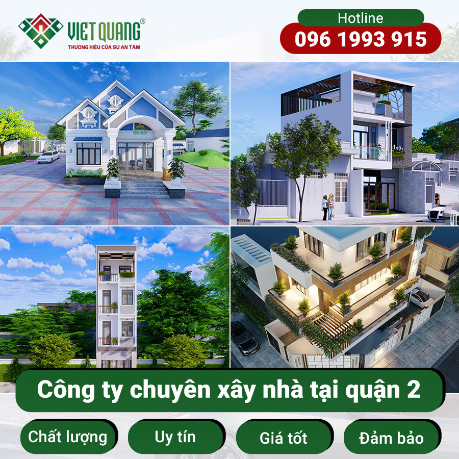 TOP 10 Đơn giá thiết kế xây nhà giá rẻ tại quận 2