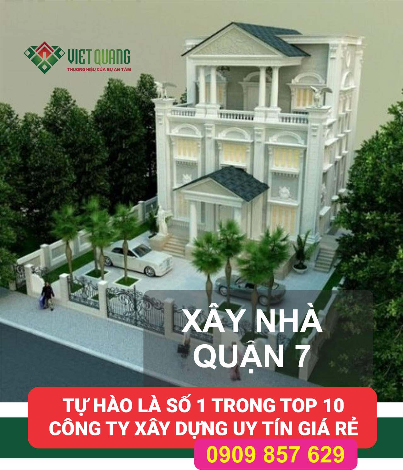 Đơn giá thiết kế xây dựng nhà tại quận 7 – Việt Quang Group