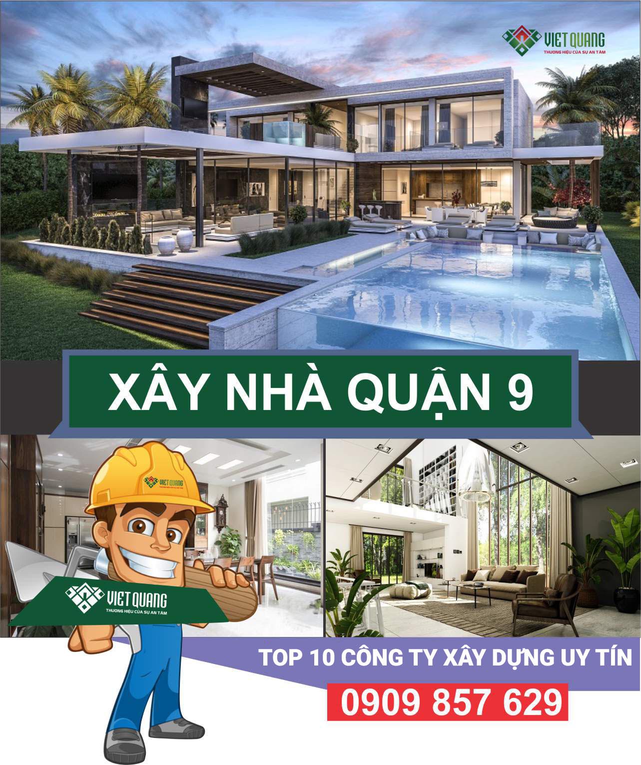 Đơn giá thiết kế xây dựng nhà tại quận 9 – Việt Quang Group