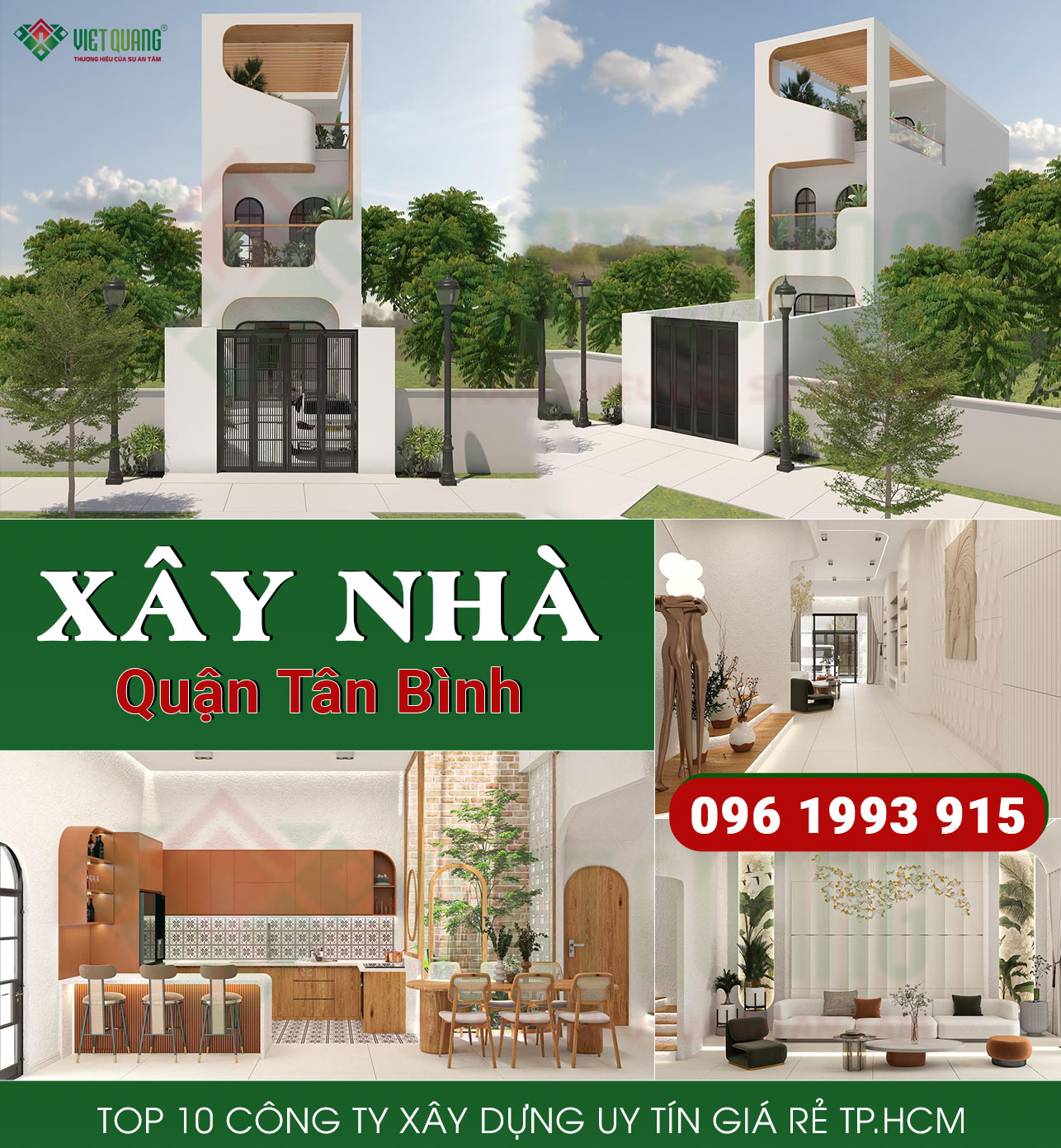 Bảng đơn giá xây dựng nhà Quận Tân Bình năm 2025