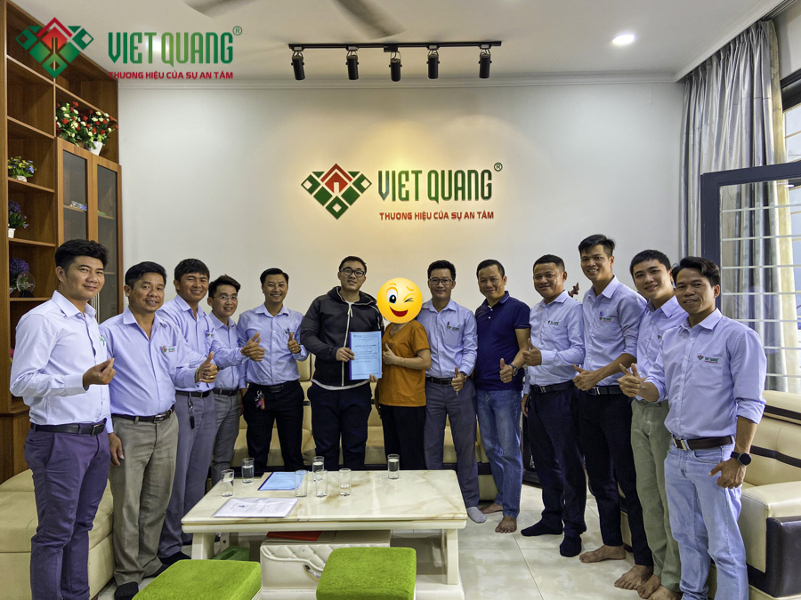 Chào đón tuần mới Việt Quang Group ký liên tiếp 6 hợp đồng xây dựng nhà sửa chữa nhà tại trụ sở chính Quận Gò Vấp 