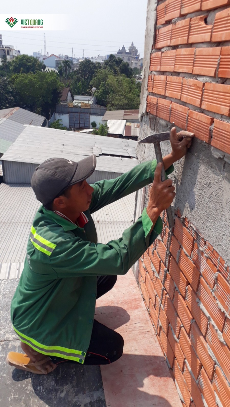 hình ảnh đóng lưới tô trát tường