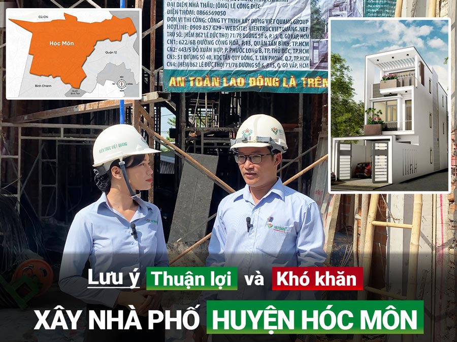 Khi xây nhà ở Huyện Hóc Môn cần lưu ý điều gì ? 