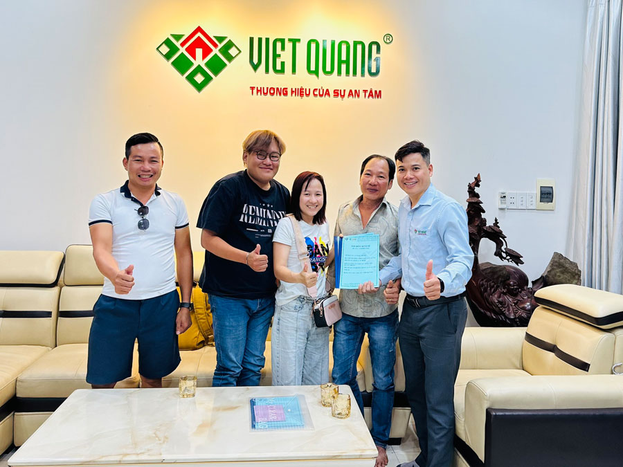 Việt Quang Group ký liên tiếp 2 hợp đồng xây nhà mới nhà phố 4 tầng và sửa chữa văn phòng