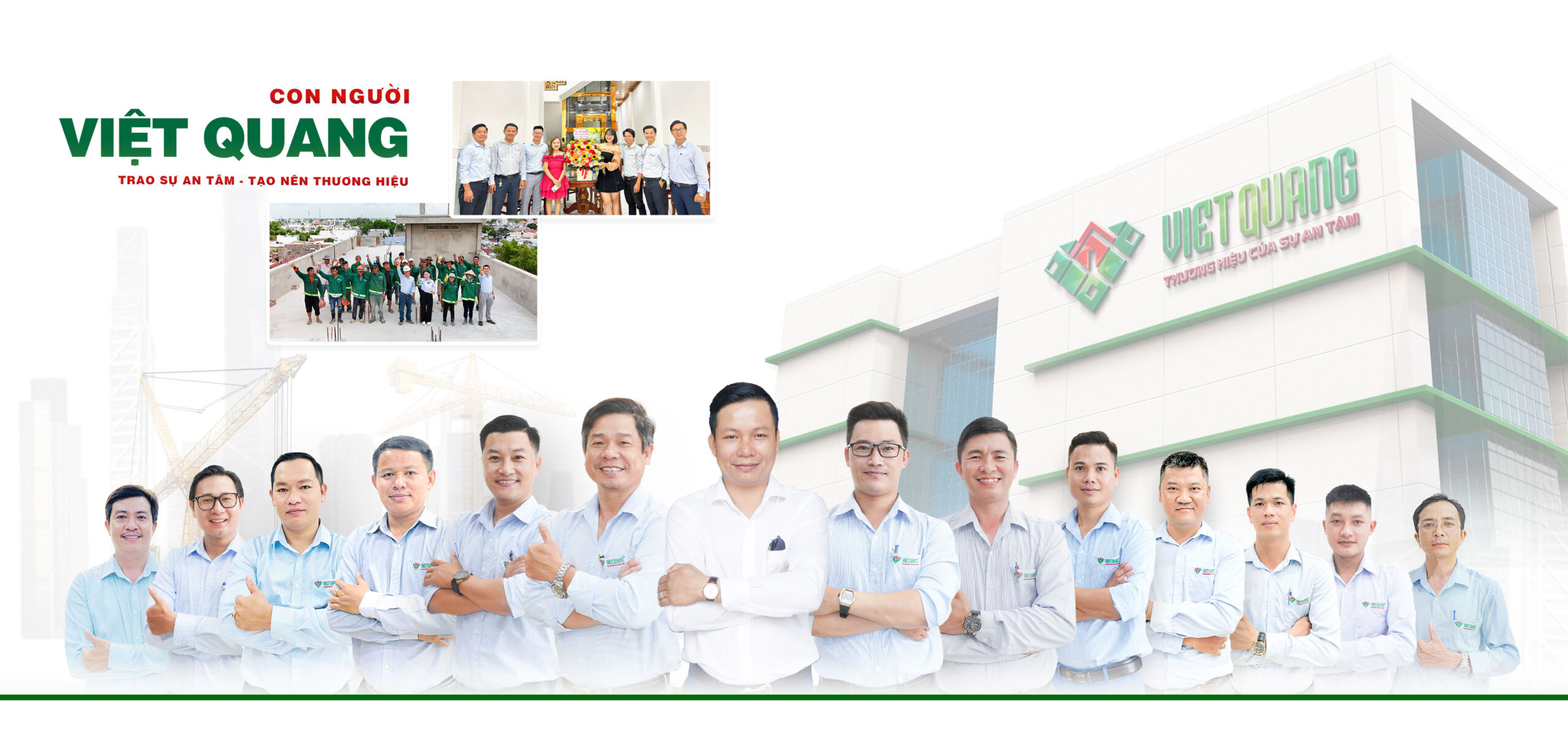 Banner Việt Quang Group thương hiệu của sự an tâm 