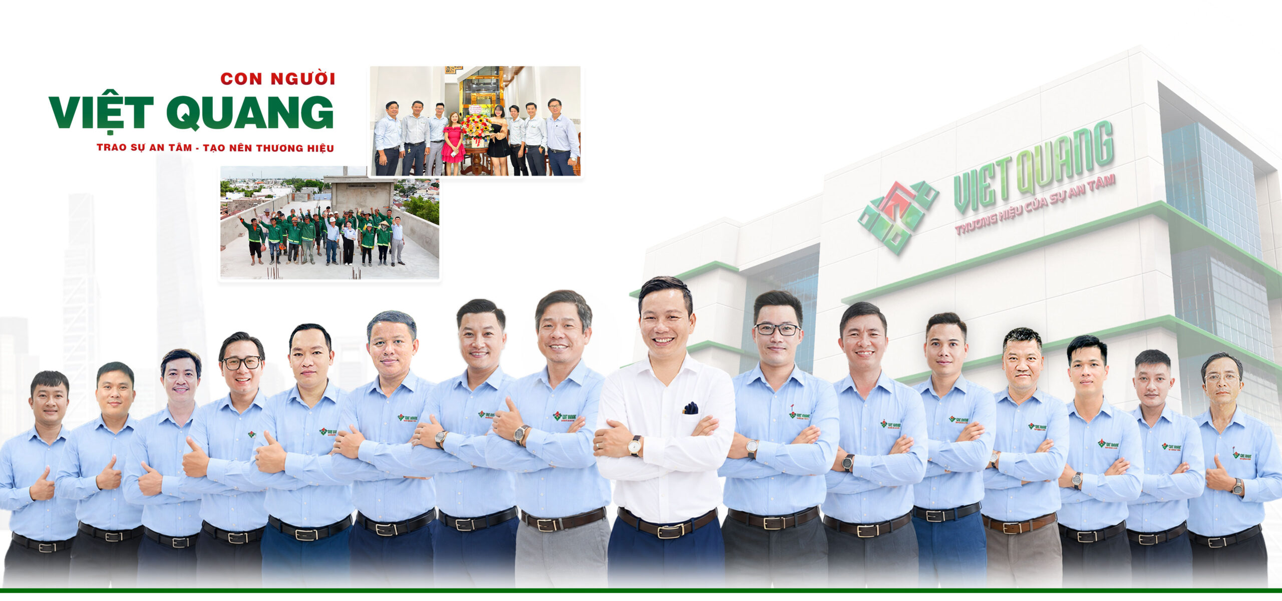 Banner Việt Quang Group thương hiệu của sự an tâm 