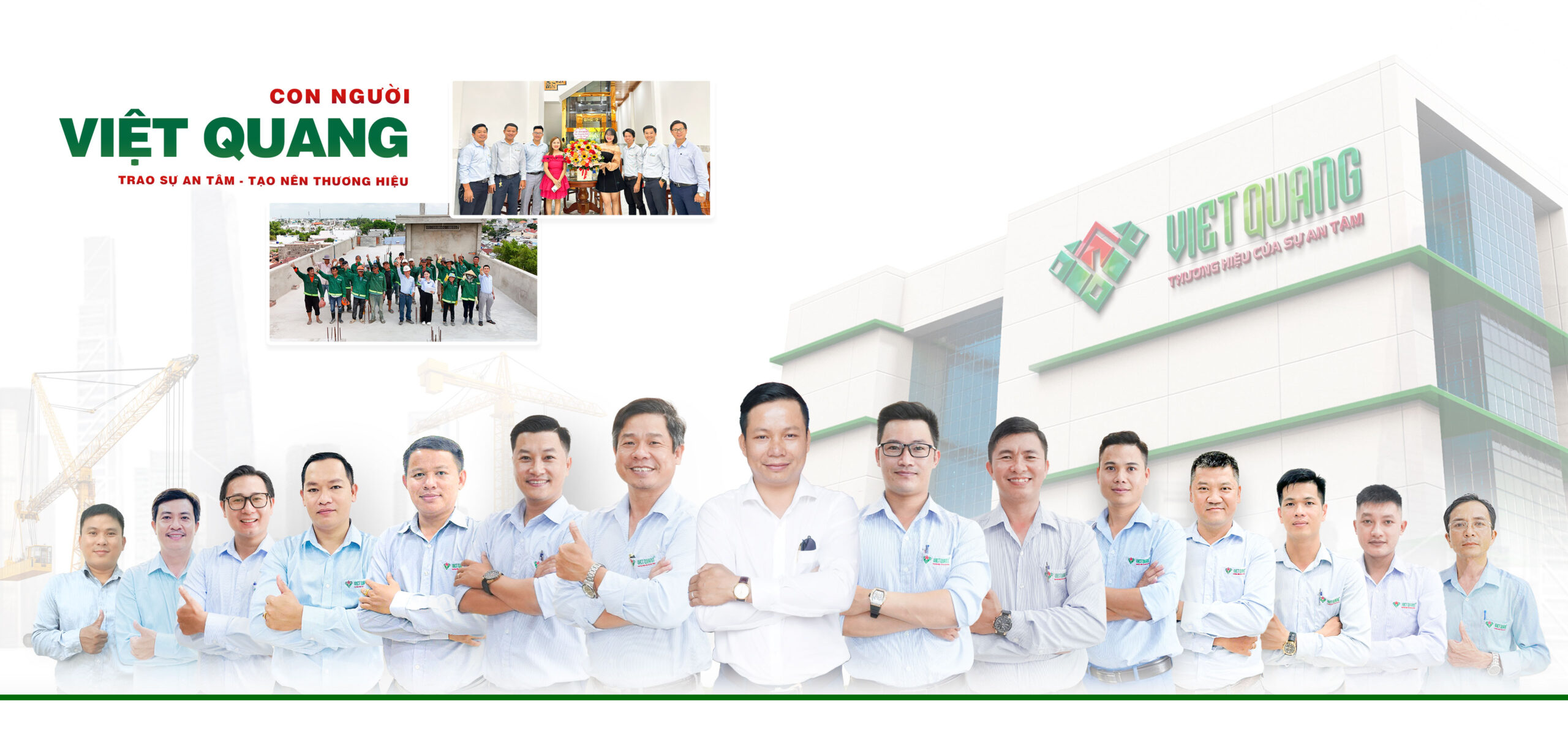 Banner Việt Quang Group thương hiệu của sự an tâm 