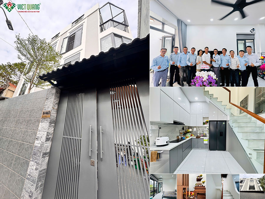 công trình 3 tầng sân thượng 5x15m anh Tuấn phường Hạnh Thông