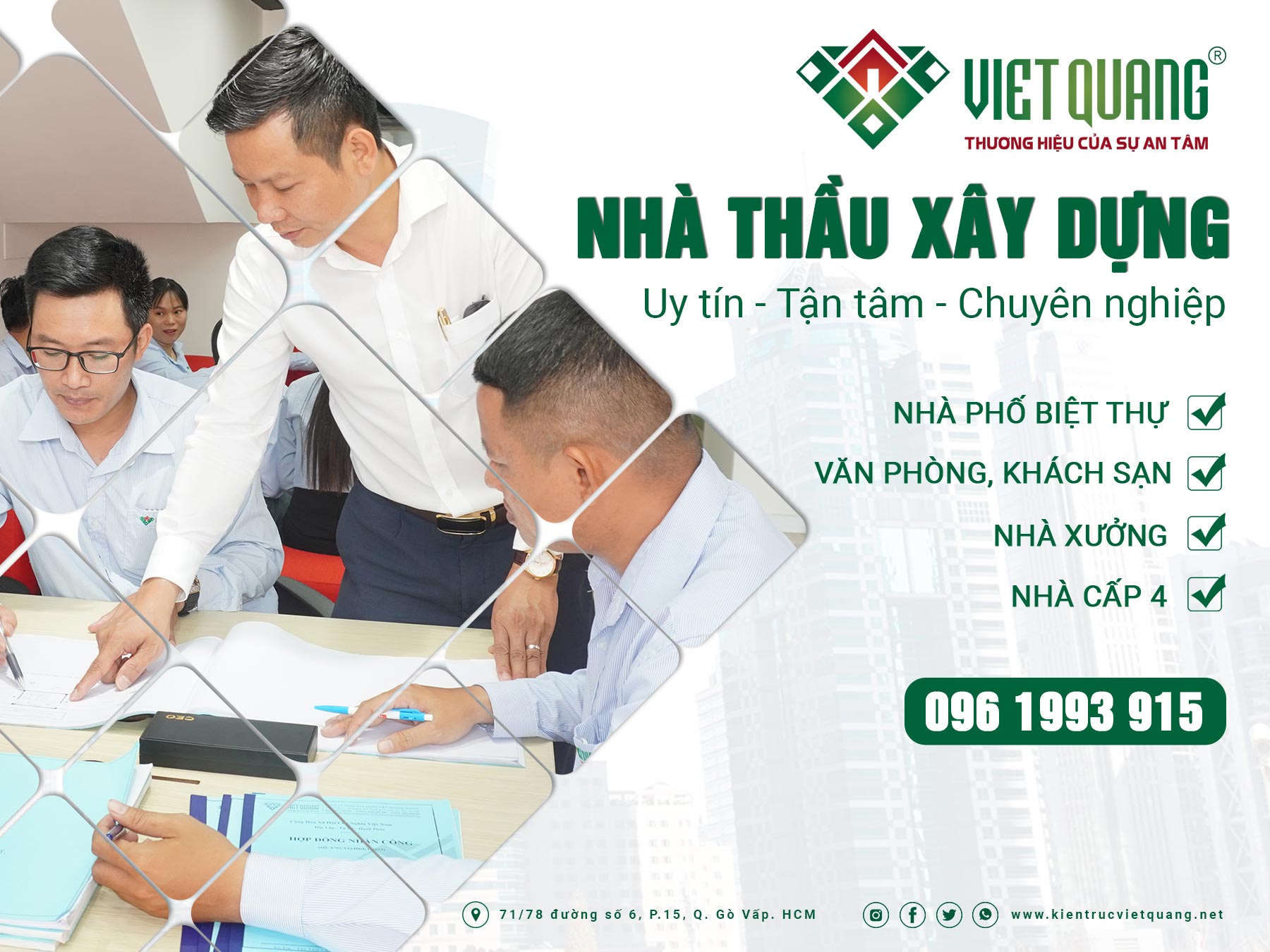 Làm thế nào để chọn được một nhà thầu xây dựng nhà cửa uy tín?