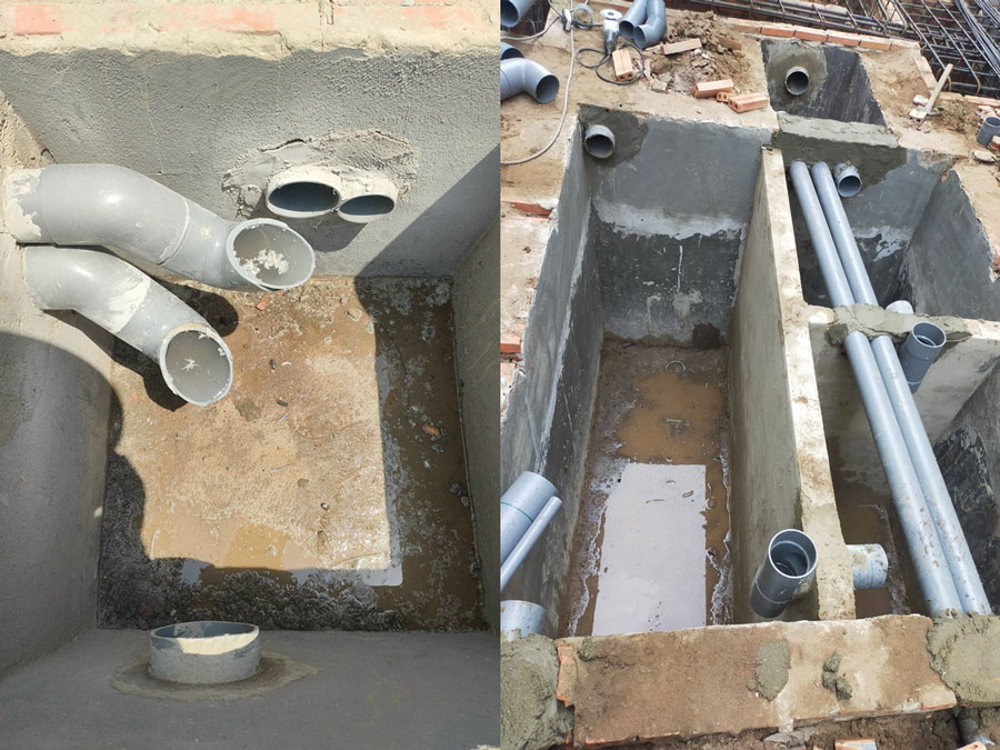 Sử dụng con thỏ ở hố ga và con thỏ dưới sàn chống hôi 2 cấp độ