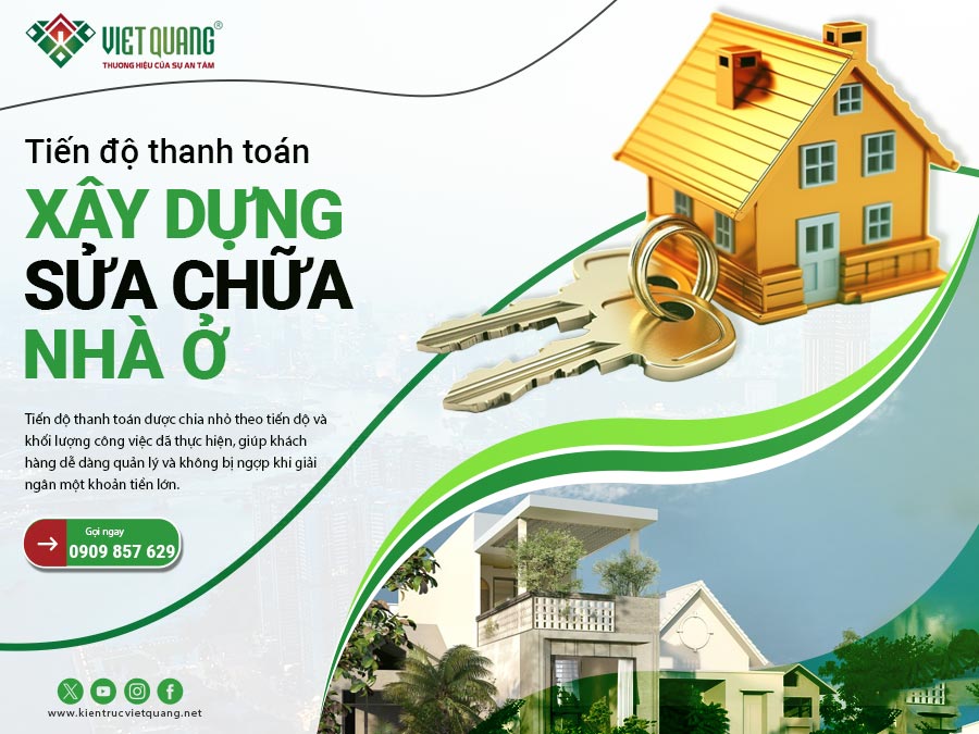 Tiến độ thanh toán khi xây nhà