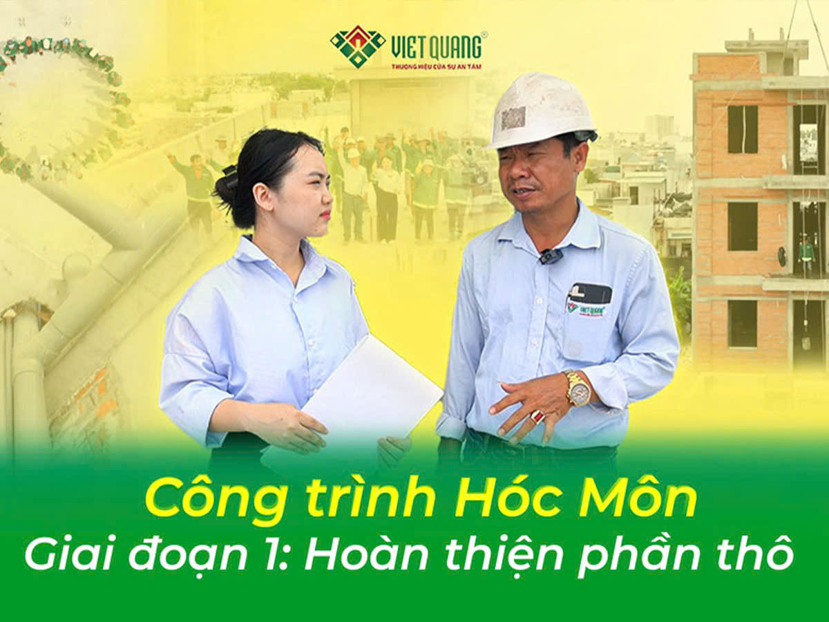 Tham quan công trình xây nhà trọ 4 tầng sân thượng 27x10m 