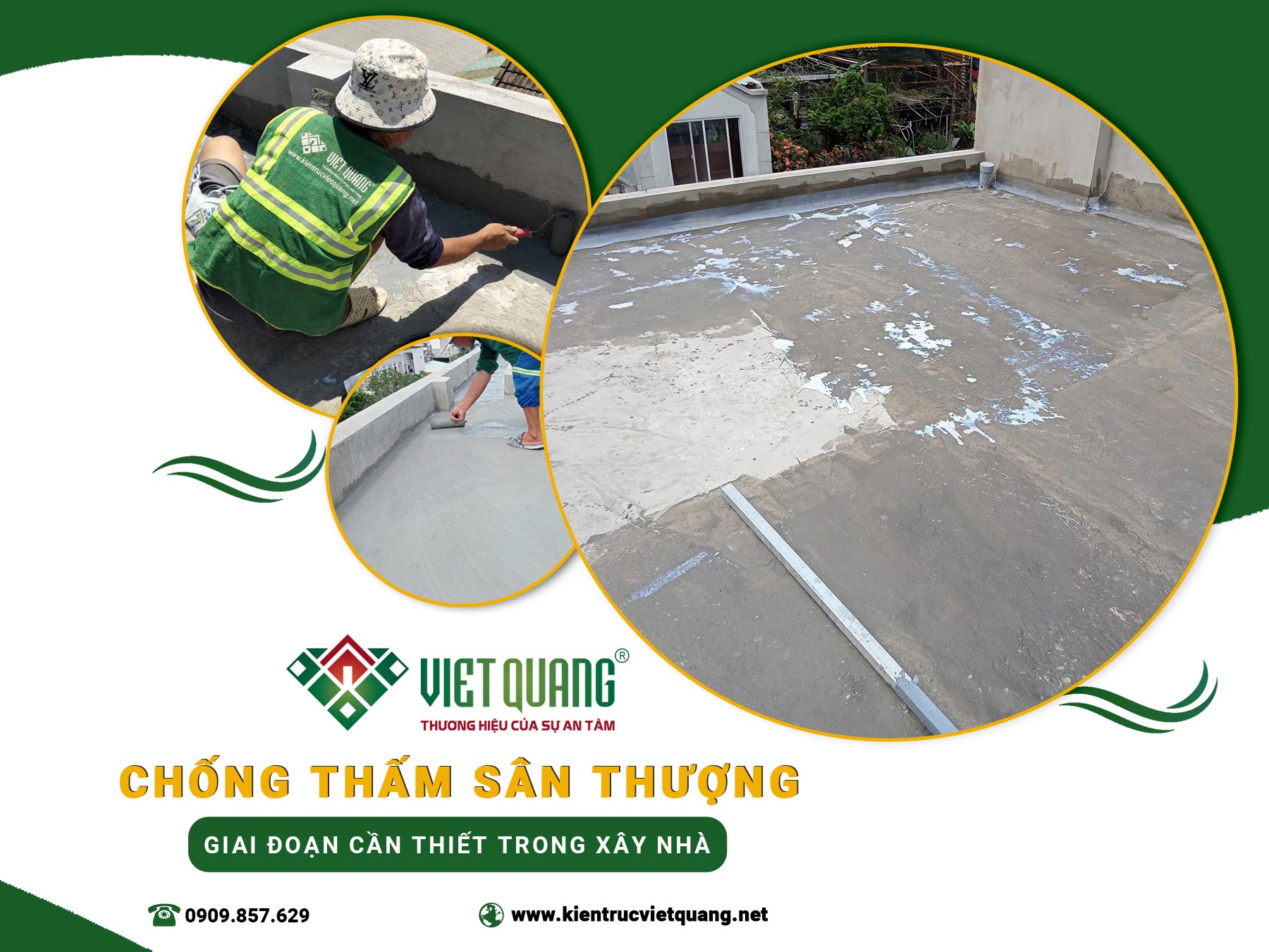 Tầm quan trọng của việc chống thấm sân thượng