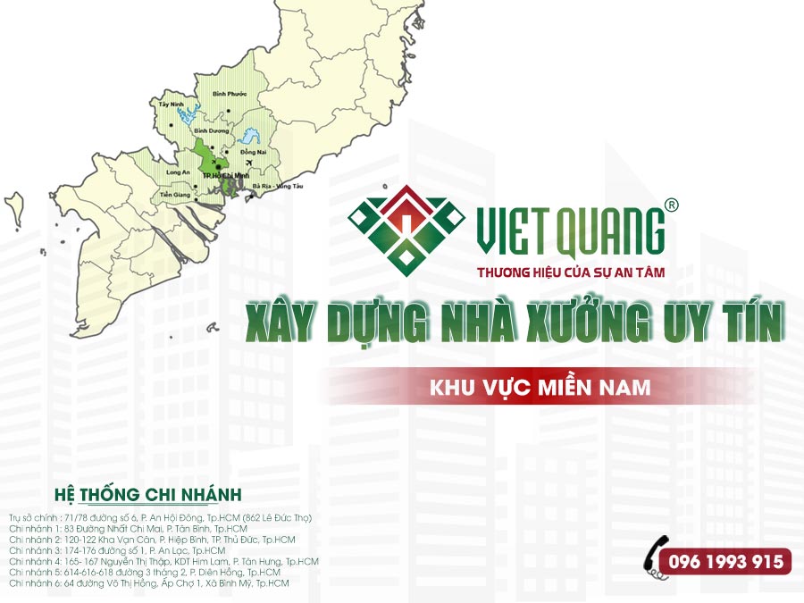 Đơn Giá Xây Dựng Nhà Xưởng Trọn Gói Chi Tiết 2025