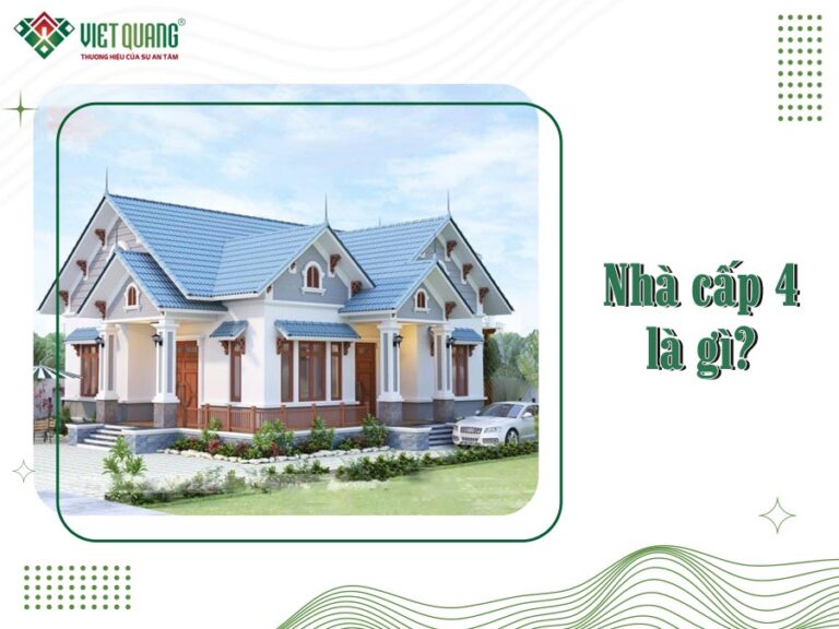 Nhà cấp 4 là gì? Sự khác biệt giữa mẫu nhà cấp 4 xưa và nay