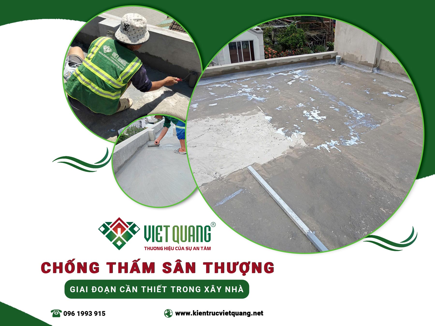 Tầm quan trọng của việc chống thấm sân thượng