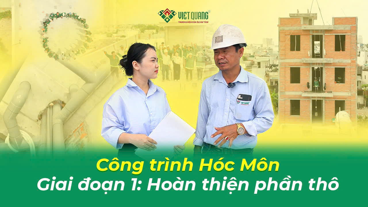 Tham quan công trình xây nhà trọ 4 tầng sân thượng 27x10m 