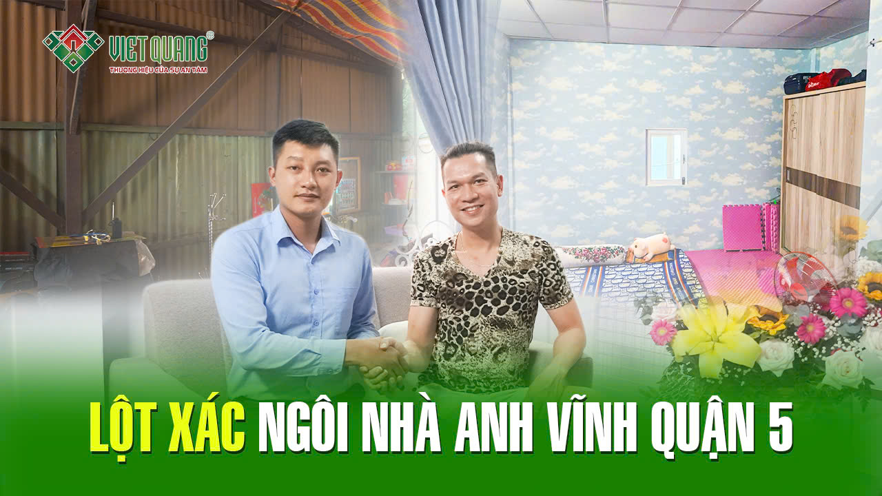 Anh Vĩnh suy nghĩ thế nào về ngôi nhà nhận bàn giao?