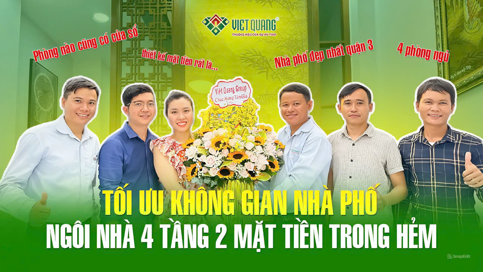 Khám phá công năng nhà 4 tầng 2 mặt tiền trong hẻm Quận 3