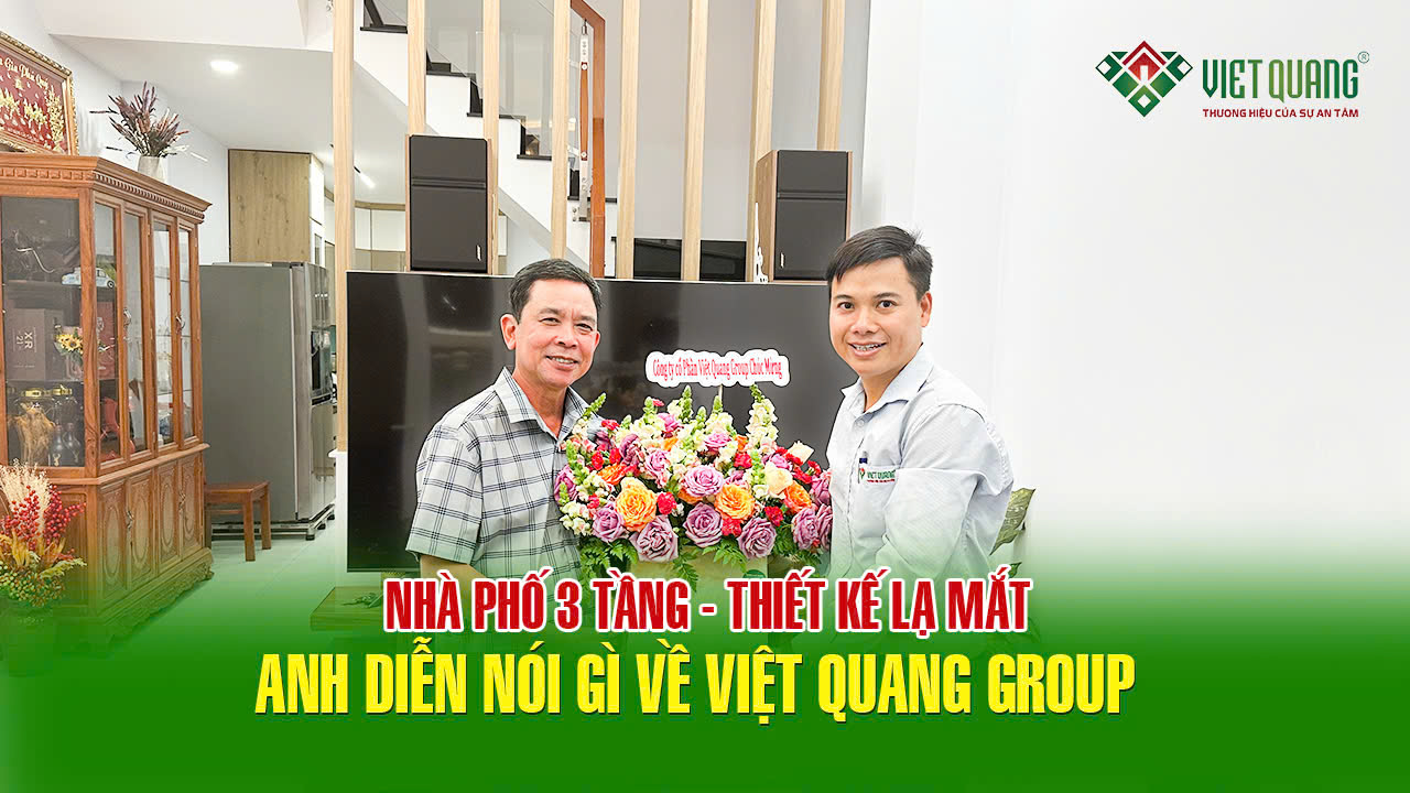 Tham quan mẫu nhà 3 tầng hình chữ L 4x17m ở Quận 12