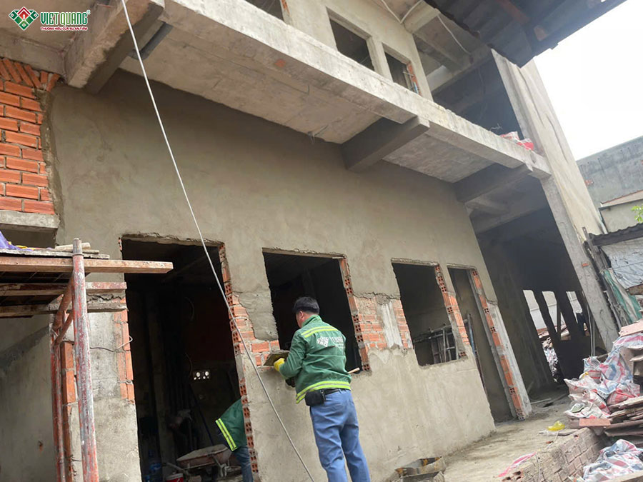 Hình ảnh thi công tô tường