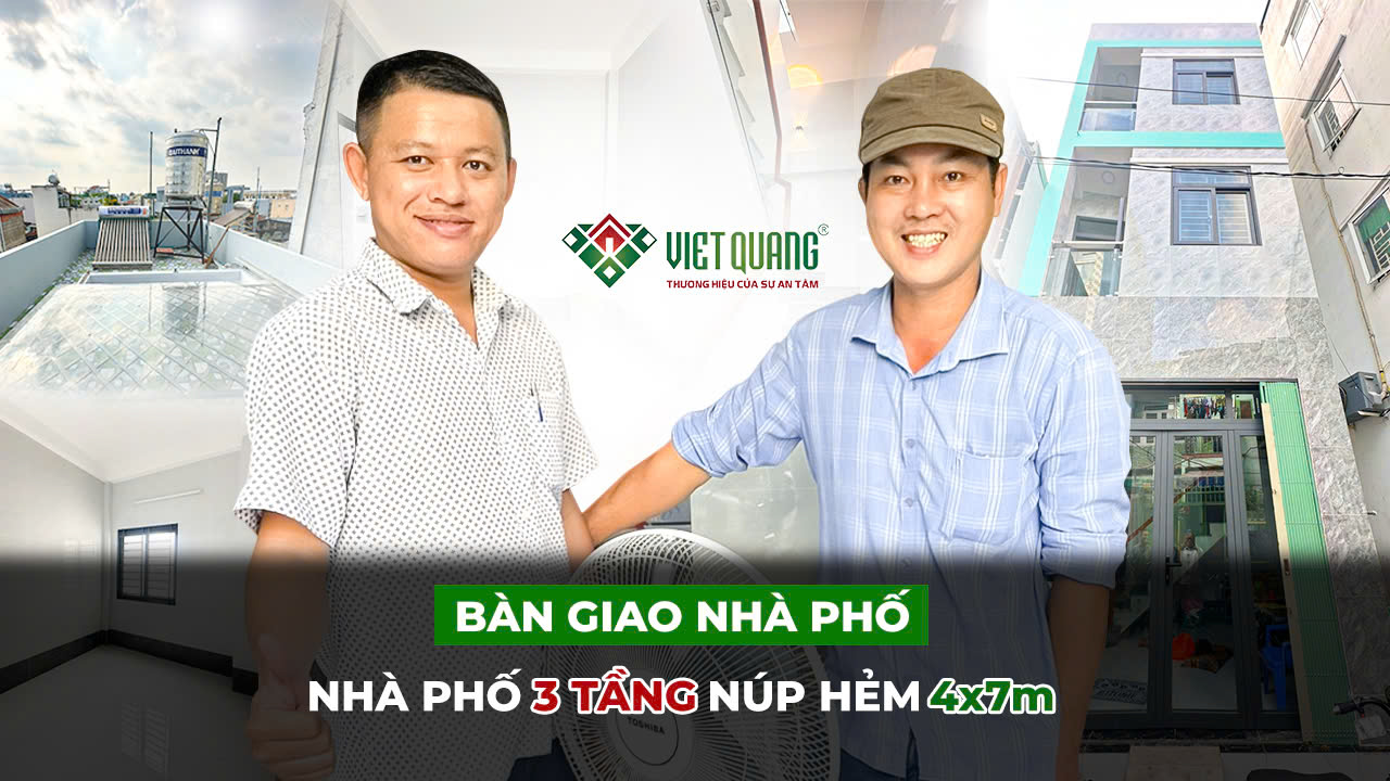 Bàn giao nhà phố 3 tầng 4x7m tọa lạc giữa lòng Sài Gòn hoa lệ 