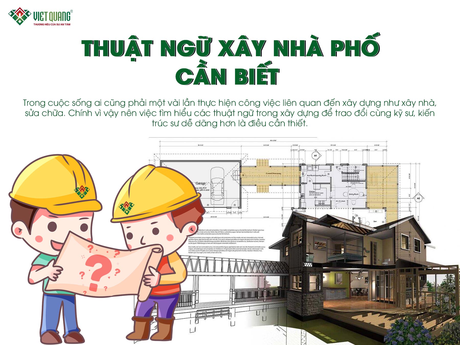 Giải đáp những thuật ngữ khi xây nhà phố lần đầu cần biết