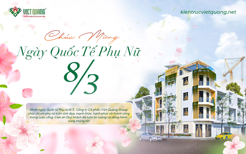 Chúc mừng ngày Quốc tế Phụ nữ 8-3 