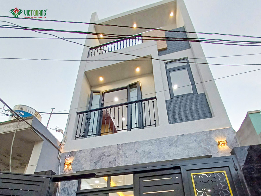 Hình ảnh bàn giao nhà 3 tầng 5x10m