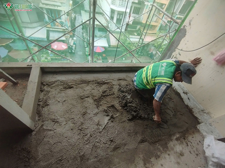 Thi công sửa chữa trọn gói tòa nhà phức hợp 9 tầng 5x21m Quận 11