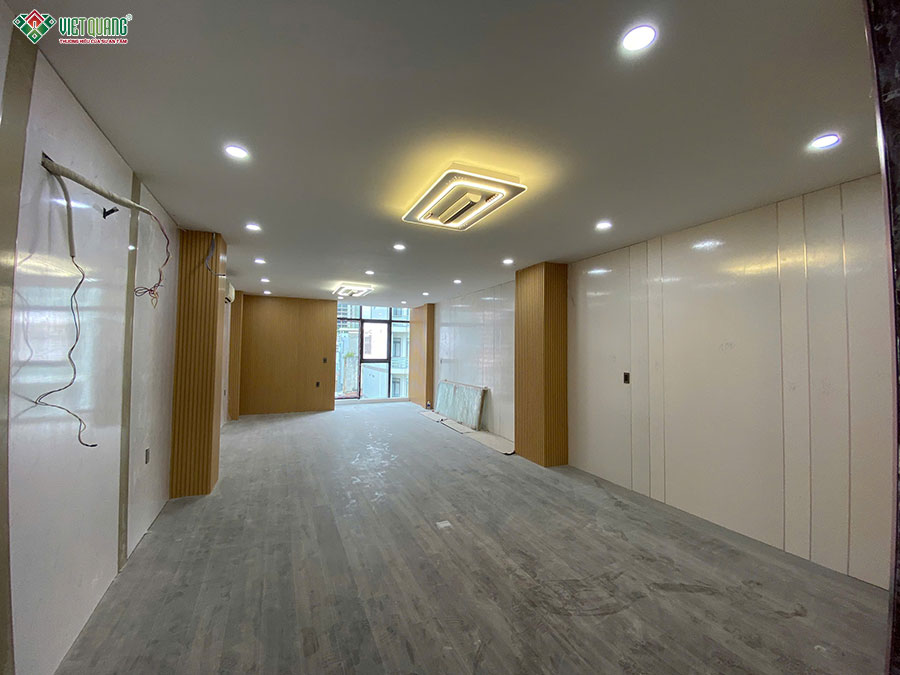 Thi công sửa chữa trọn gói tòa nhà phức hợp 9 tầng 5x21m Quận 11