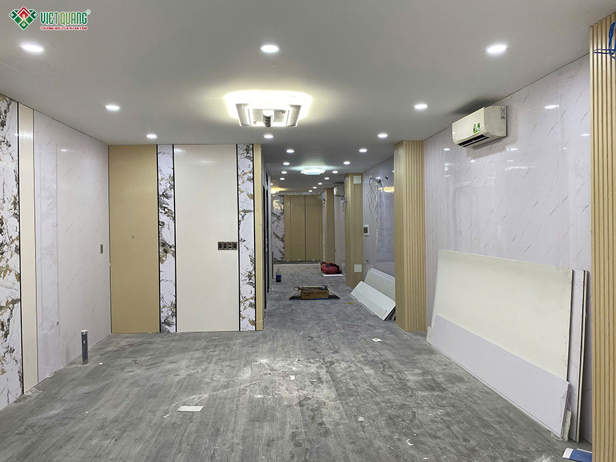 Thi công sửa chữa trọn gói tòa nhà phức hợp 9 tầng 5x21m Quận 11