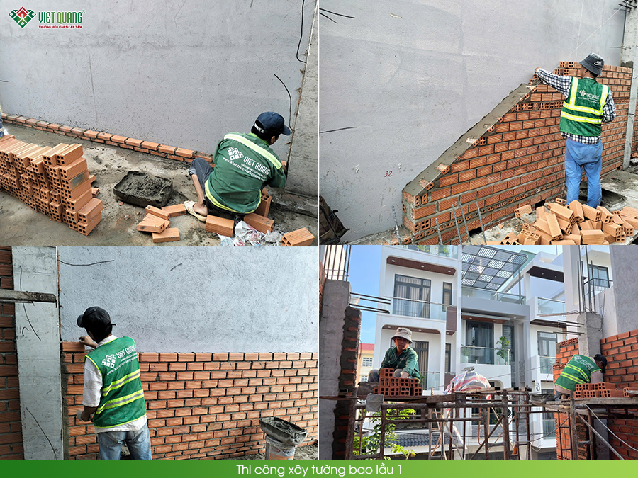 Thi công xây móng nhà 5 tầng 4x16m