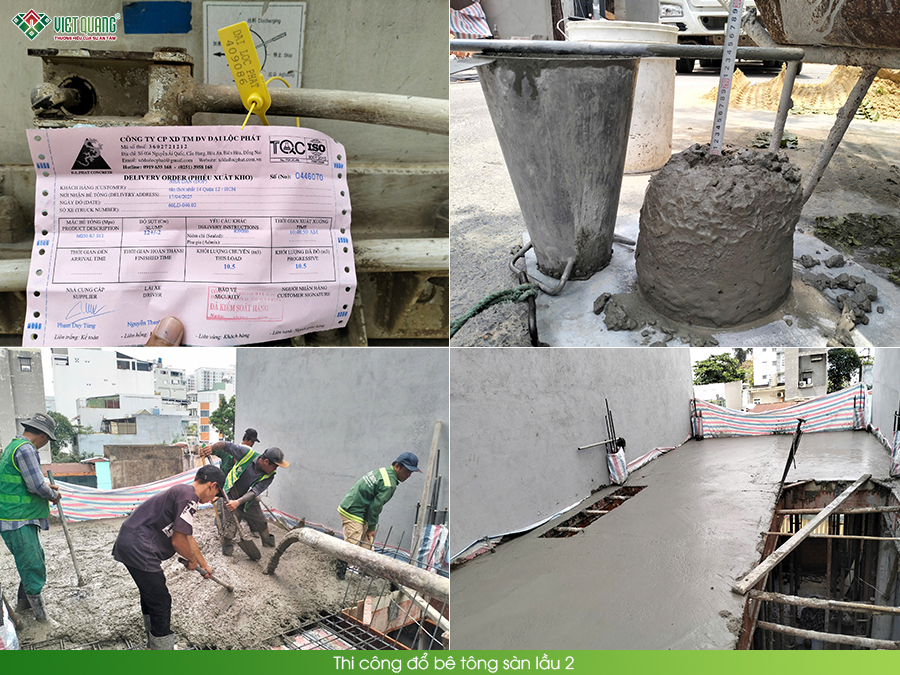 Thi công xây móng nhà 5 tầng 4x16m