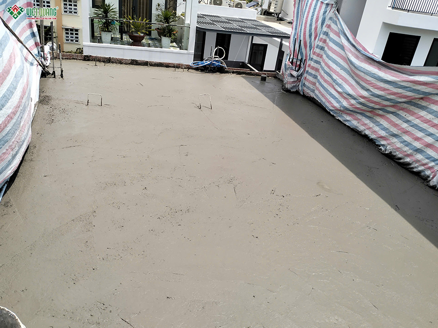 Thi công xây móng nhà 5 tầng 4x16m