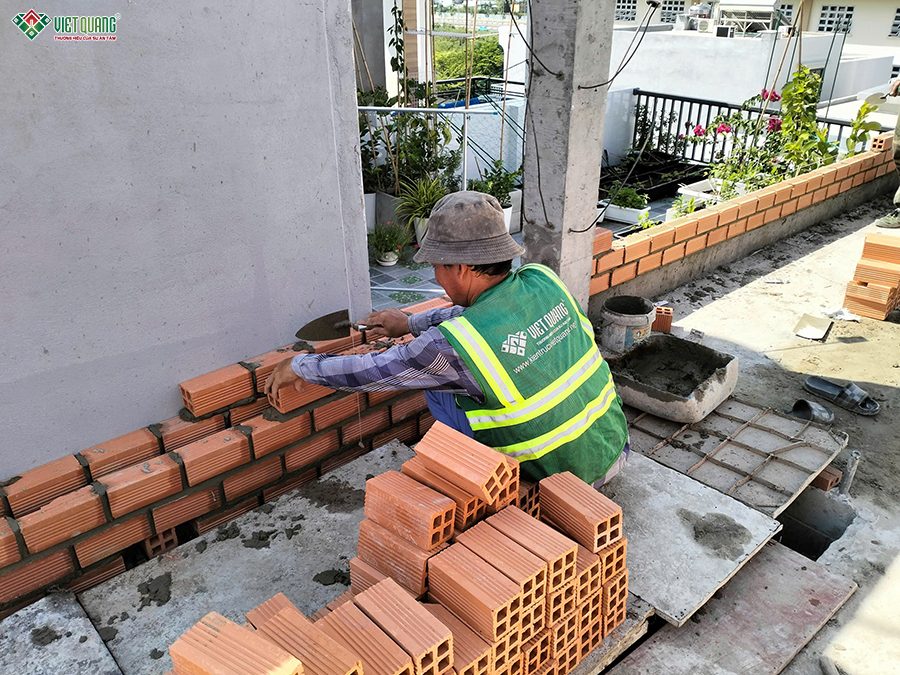 Thi công xây móng nhà 5 tầng 4x16m