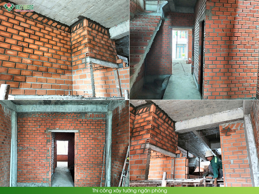 Thi công xây móng nhà 5 tầng 4x16m