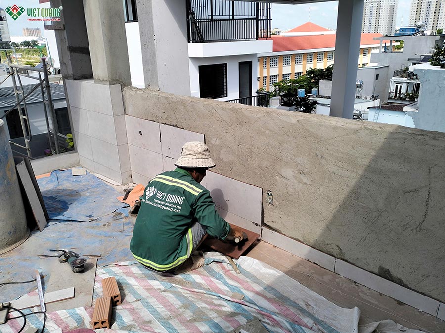 Thi công xây nhà trọn gói 5 tầng 4x16m