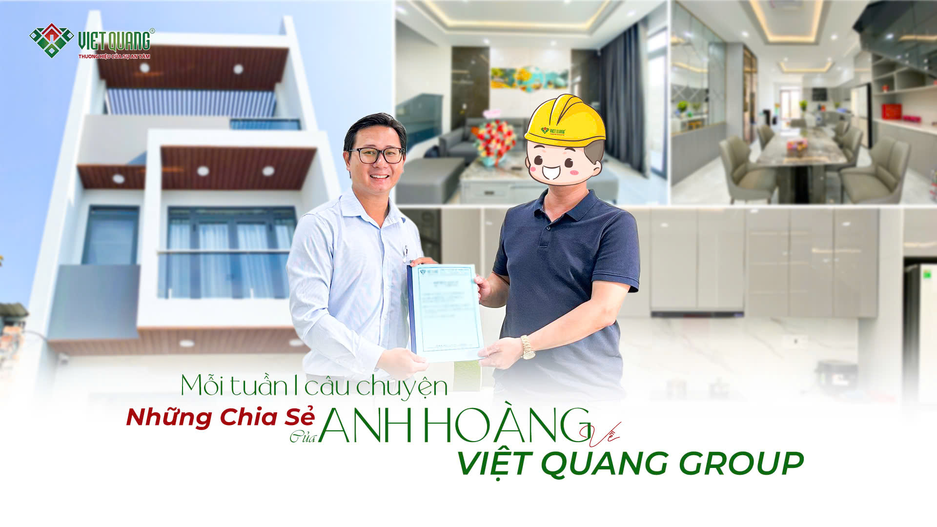 Xây nhà ở tỉnh Long An | Anh Hoàng đánh giá Việt Quang như thế nào? 