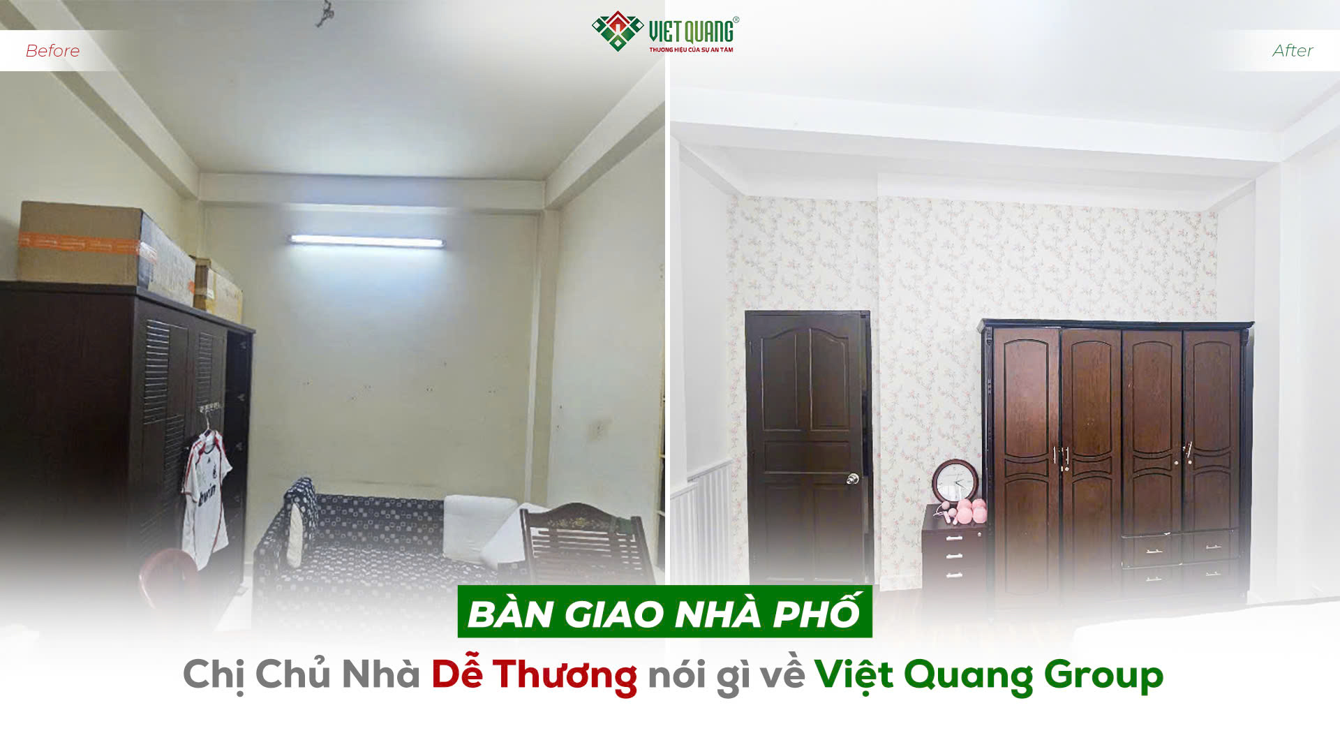 Bàn giao nhà | Đánh giá của Chị Châu về công trình sửa chữa? 