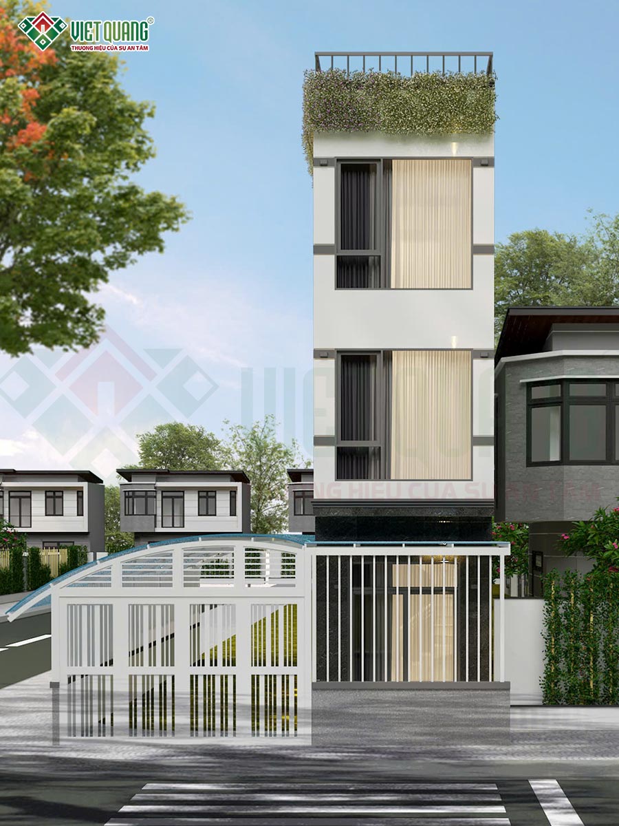 Quá trình thi công nhà 3 tầng 2 mặt tiền Anh Linh ở Hóc Môn