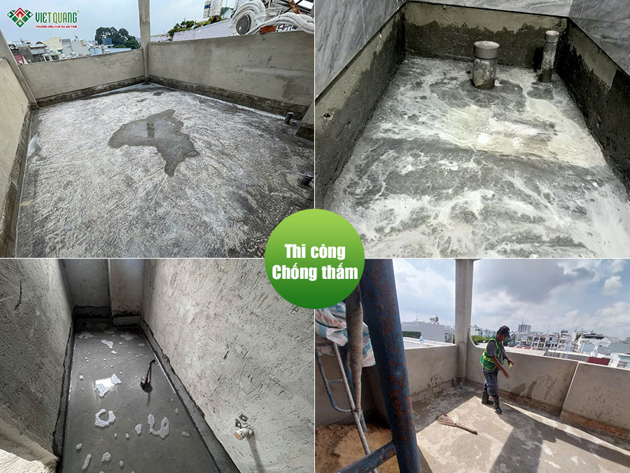 Xây dựng nhà 5 tầng 4x12m chị An quận Tân Phú